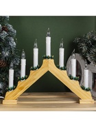 Светодиодная фигура «Рождественская горка» 39.5×33×5 см, дерево, 220 В, эффект пламени - Фото 7