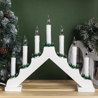 Светодиодная фигура «Рождественская горка» 39.5×33×5 см, дерево, 220 В, эффект пламени - Фото 2