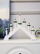 Светодиодная фигура «Рождественская горка» 39.5×33×5 см, дерево, 220 В, эффект пламени - Фото 7