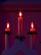 Светодиодная фигура «Рождественская горка» 39.5×33×5 см, дерево, 220 В, эффект пламени - Фото 8