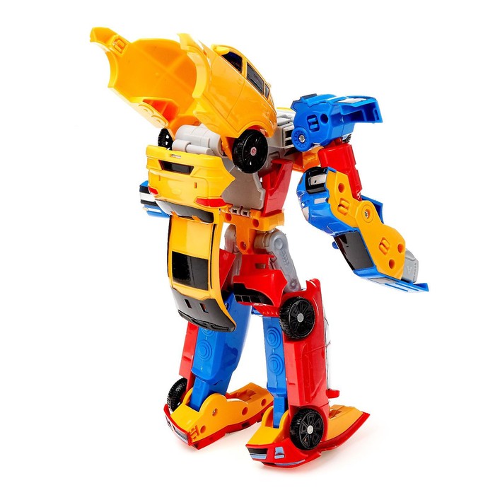 Набор роботов «Супербот», трансформируется, собирается из трёх роботов - фото 51877212