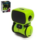 Робот интерактивный «Милый робот», световые и звуковые эффекты, русская озвучка, цвет зелёный - фото 2569170