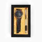 Набор подарочный 2 в 1 (ручка, часы), МИКС - Фото 1