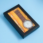Набор подарочный 2в1 (ручка, часы), микс - фото 8885186