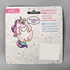 Сквиш-наклейка «Единорожка», клейкий слой - Фото 4