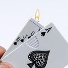 Зажигалка газовая «Туз», пьезо, 4×5.7 см - Фото 4