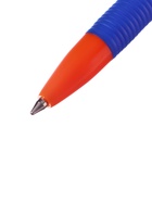 Ручка шариковая ErichKrause. R-301 Orange Matic & Grip, автоматическая, синий стержень, узел 0.7 мм, резиновый упор - Фото 7