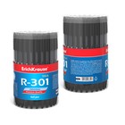 Ручка шариковая, ErichKrause, R-301 Original Stick, узел 0.7 мм, тубус, черная (комплект 60 шт) - фото 20984921