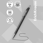 Ручка гелевая ErichKrause. R-301 Original Gel Matic, автоматическая, чёрный стержень, узел 0.5 мм, для ОГЭ и ЕГЭ - Фото 3