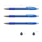 Ручка гелевая ErichKrause R-301 Original Gel Matic & Grip, чернила синие, узел 0.5 мм, автоматическая - Фото 2