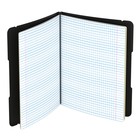 Тетрадь А5+, 48 листов в клетку ErichKrause "FolderBook", сменная пластиковая обложка, блок офсет, чёрная - фото 8496844