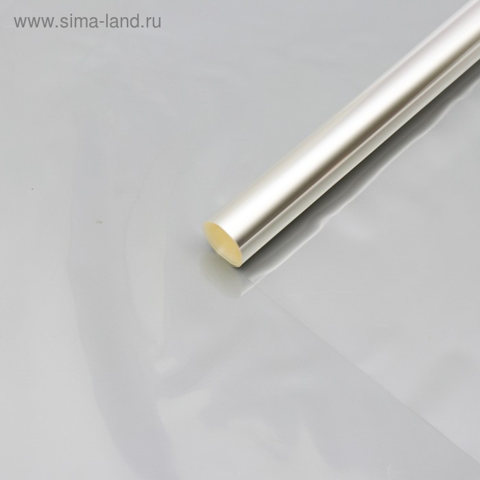 Пленка для цветов прозрачная 0.5×22 м, 400 г, 40 мкм - Фото 1