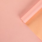 Бумага упаковочная крафт, двухцветный, розовый-персиковый, 0,72 х 10 м - фото 318243641