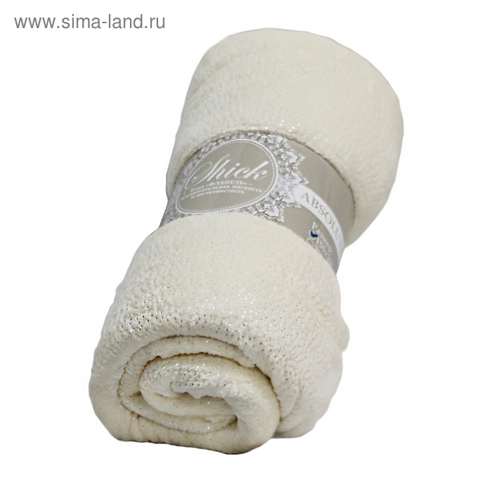 

Плед Shick, размер 200х220 см, цвет молочный