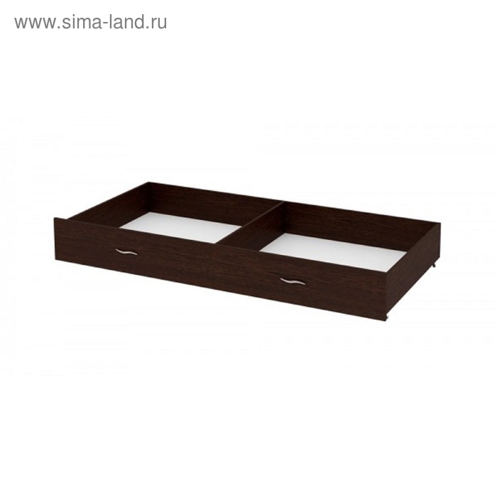 Ящик выкатной для двухъярусной кровати, глубина 120 см, цвет венге - Фото 1