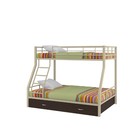 Ящик выкатной для двухъярусной кровати, глубина 120 см, цвет венге - Фото 3