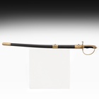 Макет оружия «Сувенирная сабля. Защита», ножны чёрные с бронзой, клинок 77 см - Фото 2