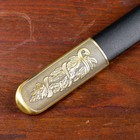 Сувенирная сабля, ножны черные с бронзой, клинок 77 см - Фото 6