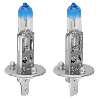 Лампа автомобильная VALEO Blue Effect, H1, 12 В, 55 Вт, набор 2 шт, 32604