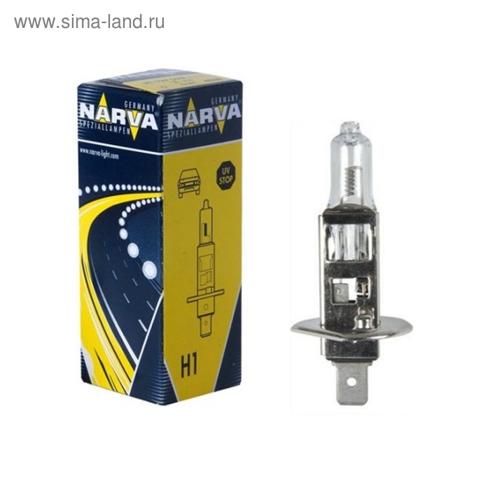 Лампа автомобильная Narva Rally, H1, 12 В, 100 Вт, 48350 - Фото 1