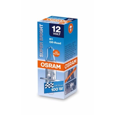 Лампа автомобильная Osram Super Bright, H1, 12 В, 100 Вт, 64152SB