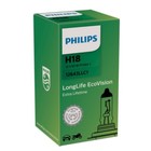 Лампа автомобильная Philips LongLife EcoVision, H18, 12 В, 65 Вт, 12643LLC1 - фото 295860