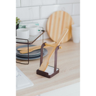 Подставка под ложку Доляна «Лофт», коричневая - Фото 5