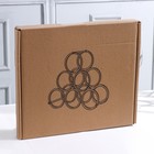 Подставка для бутылок Доляна «Моно», метал, 31.5×28.5×12.5 см, чёрная - Фото 7