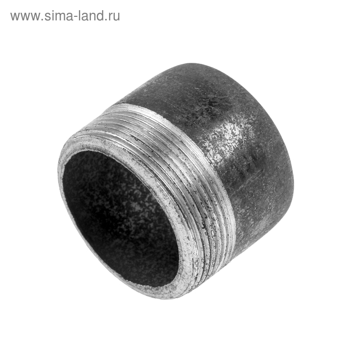 Резьба стальная, 2", DN 50, PN 16, L=47 мм, L резьбы=17 мм - Фото 1