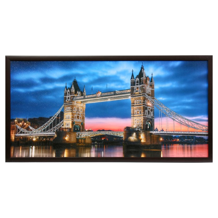 Картина "Лондонский мост" 50х100(55х105) см