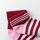 Носки детские махровые, цвет бордовый, размер 20-22 - Фото 2