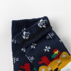 Носки детские махровые, цвет синий, размер 20-22 - Фото 2