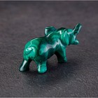 Сувенир "Слон", натуральный малахит - Фото 3