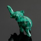 Сувенир "Слон", натуральный малахит - Фото 5