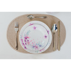 Тарелка обеденная Доляна «Флора», d=24 см, керамика - Фото 4