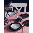 Тарелка пирожковая Доляна «Кассиопея», d=19 см, керамика, чёрная - Фото 6