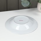 Тарелка глубокая Доляна «Кассиопея», 300 мл, d=21 см, керамика, белая, чёрная - Фото 3