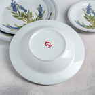 Сервиз столовый Доляна «Лаванда», 24 предмета, цвет белый - Фото 4