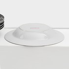 Набор керамической посуды Доляна «Кассиопея», 24 предмета: тарелки d=19/21/24 см, чайная пара 200 мл, цвет чёрный - Фото 12