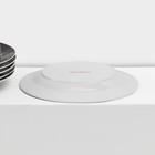 Набор керамической посуды Доляна «Кассиопея», 24 предмета: тарелки d=19/21/24 см, чайная пара 200 мл, цвет чёрный - Фото 6