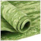 Коврик для йоги Sangh, 183×61×0,8 см, цвет зелёный - Фото 5