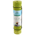 Коврик для йоги Sangh, 183×61×0,8 см, цвет зелёный - Фото 9