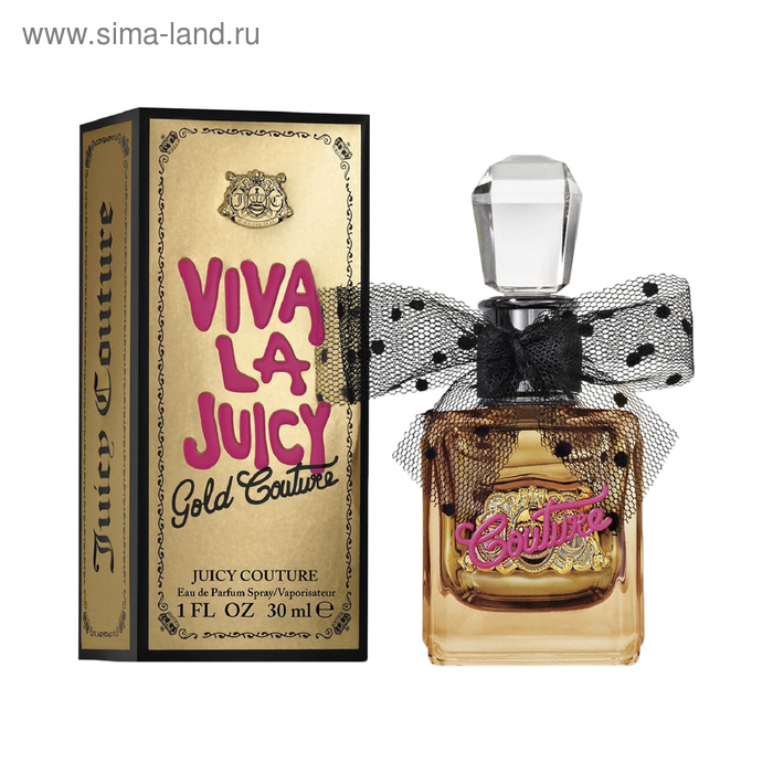 Парфюмерная вода Juicy Couture Viva Gold Couture, 30 мл - Фото 1