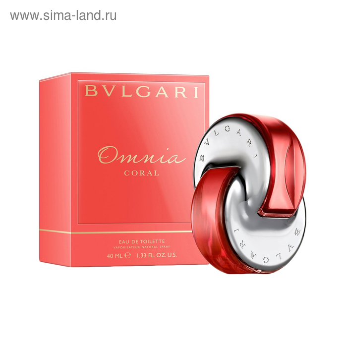 Туалетная вода женская Bvlgari Omnia Coral, 40 мл - Фото 1