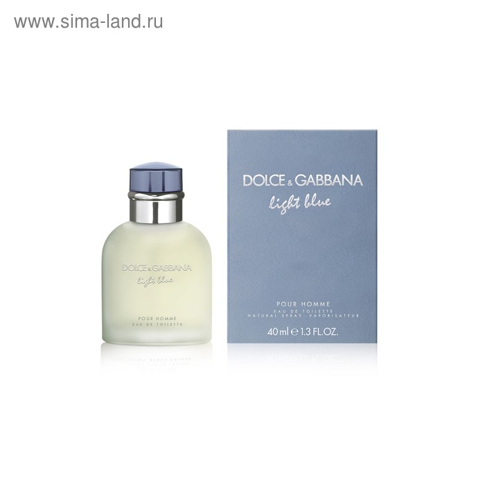 Туалетная вода Dolce & Gabbana Light Blue Pour Homme, 40 мл - Фото 1