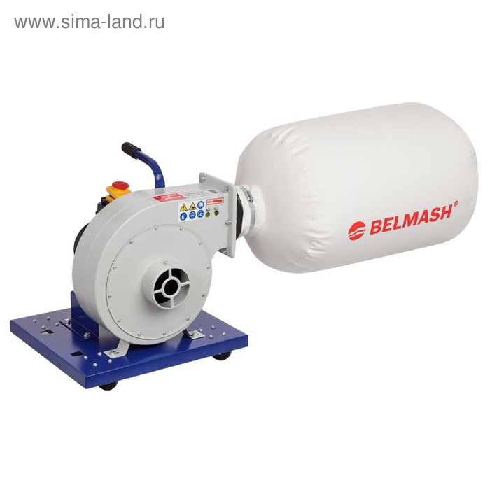 Вытяжная установка BELMASH DC850 D087A, 230 В, 750 Вт, мешок 370х500 мм, V 56 л - Фото 1