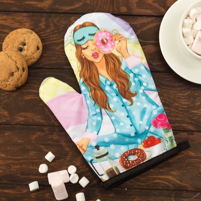 Варежка-прихватка «Этель. Милая» Love Life, 26×16 см