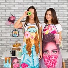 Кухонный набор (2 предмета) Этель LoveLife «Милая», прихватка 17х17 см, рукавичка 26х16 см, 100% п/э - Фото 6