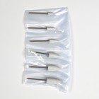 Фрезы силиконовые для полировки, 6 шт, абразивность 150 грит, цвет серый - Фото 4