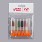 Фрезы силиконовые для полировки, в пакете, 6 шт., d=10 мм, разноцветные - Фото 4